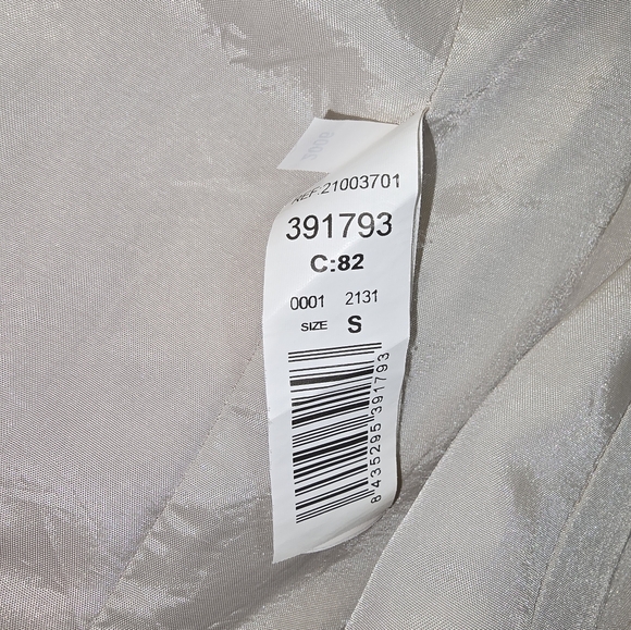 Mango Suit Beige Fitted Button Up Jacket (US X Small) - Picture 9 of 16